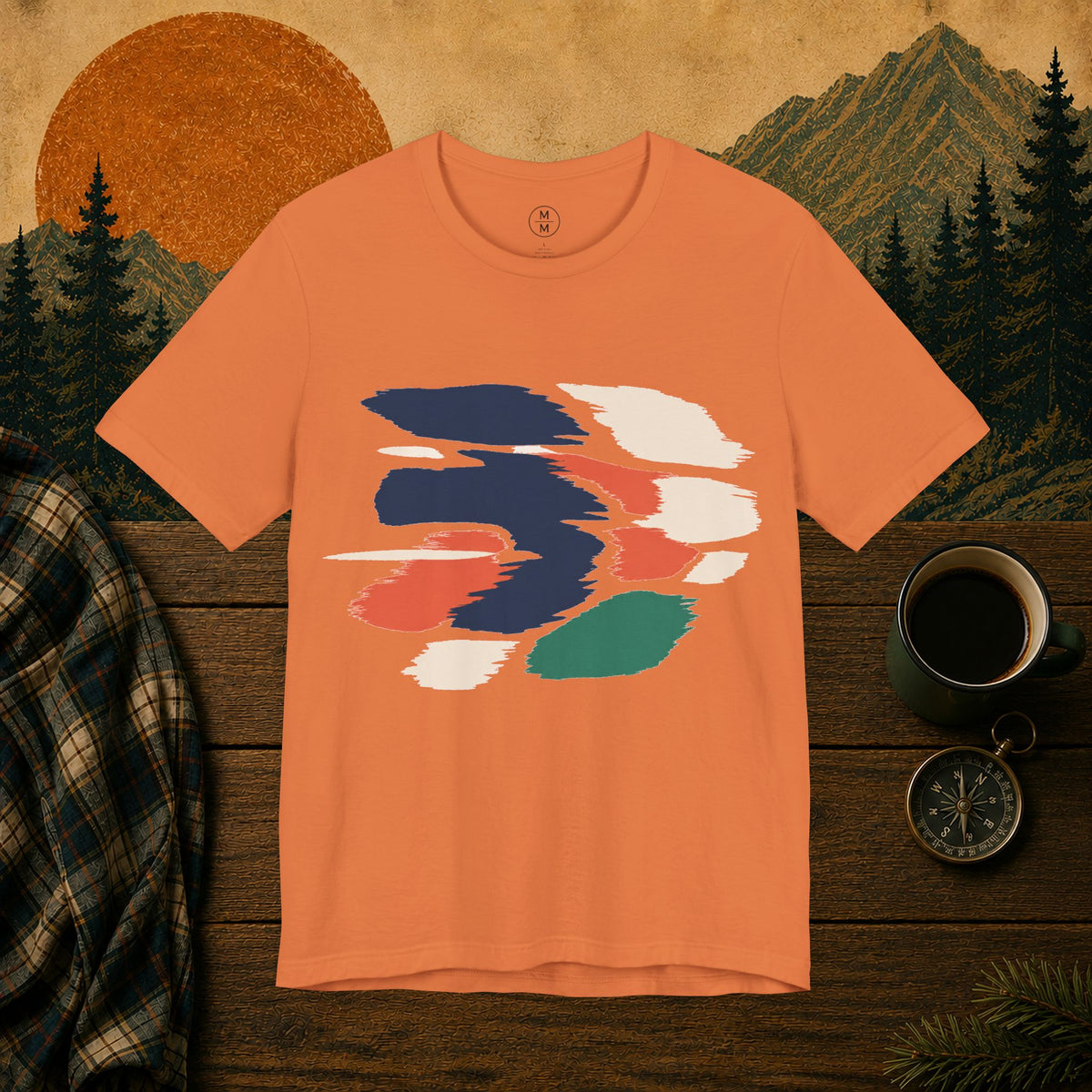 Abstract Brushstroke T-Shirt