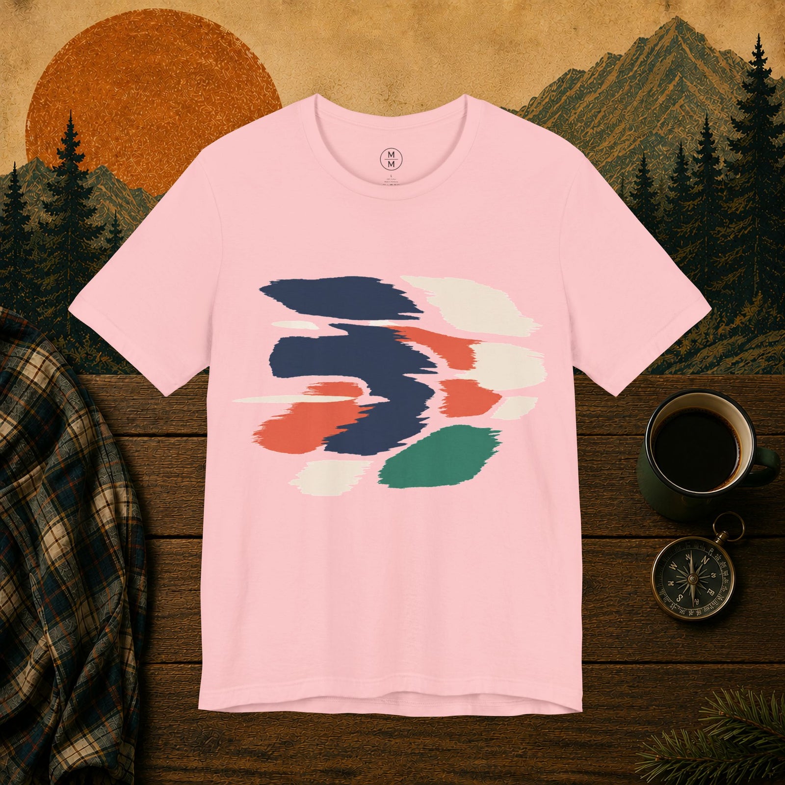 Abstract Brushstroke T-Shirt