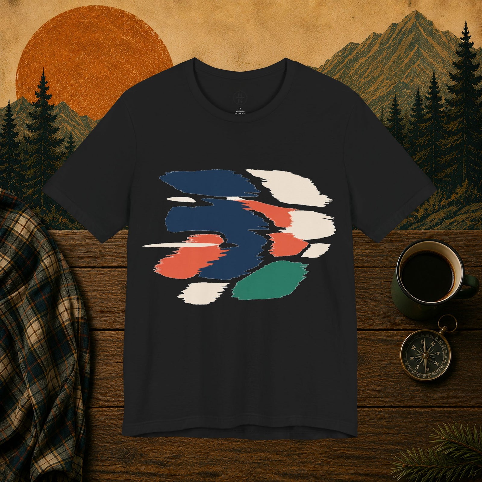 Abstract Brushstroke T-Shirt