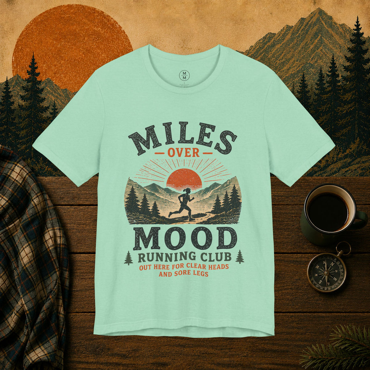 Miles Over Mood Trail T-Shirt