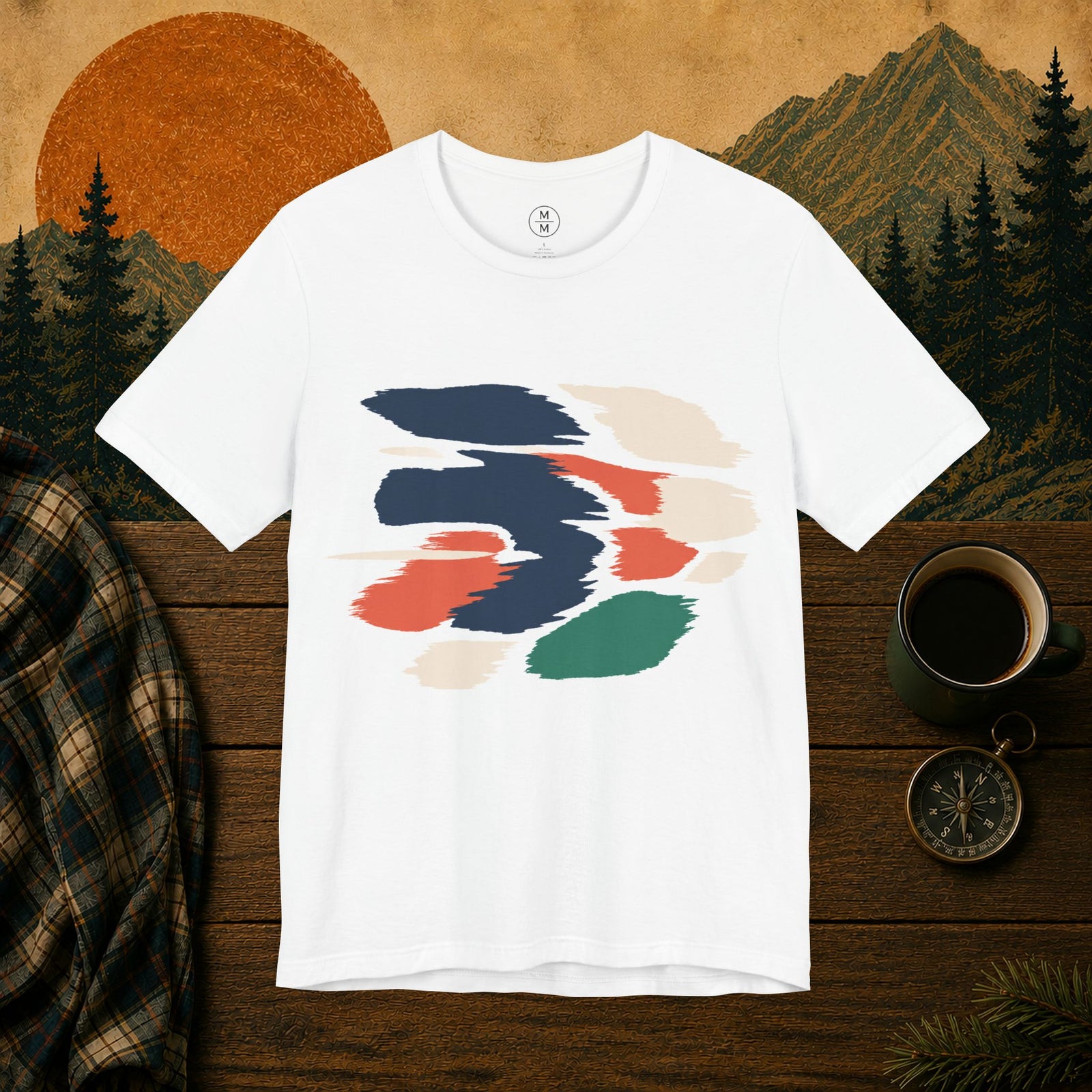 Abstract Brushstroke T-Shirt