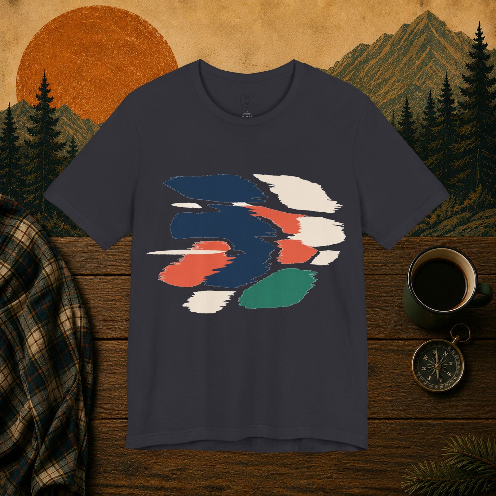 Abstract Brushstroke T-Shirt