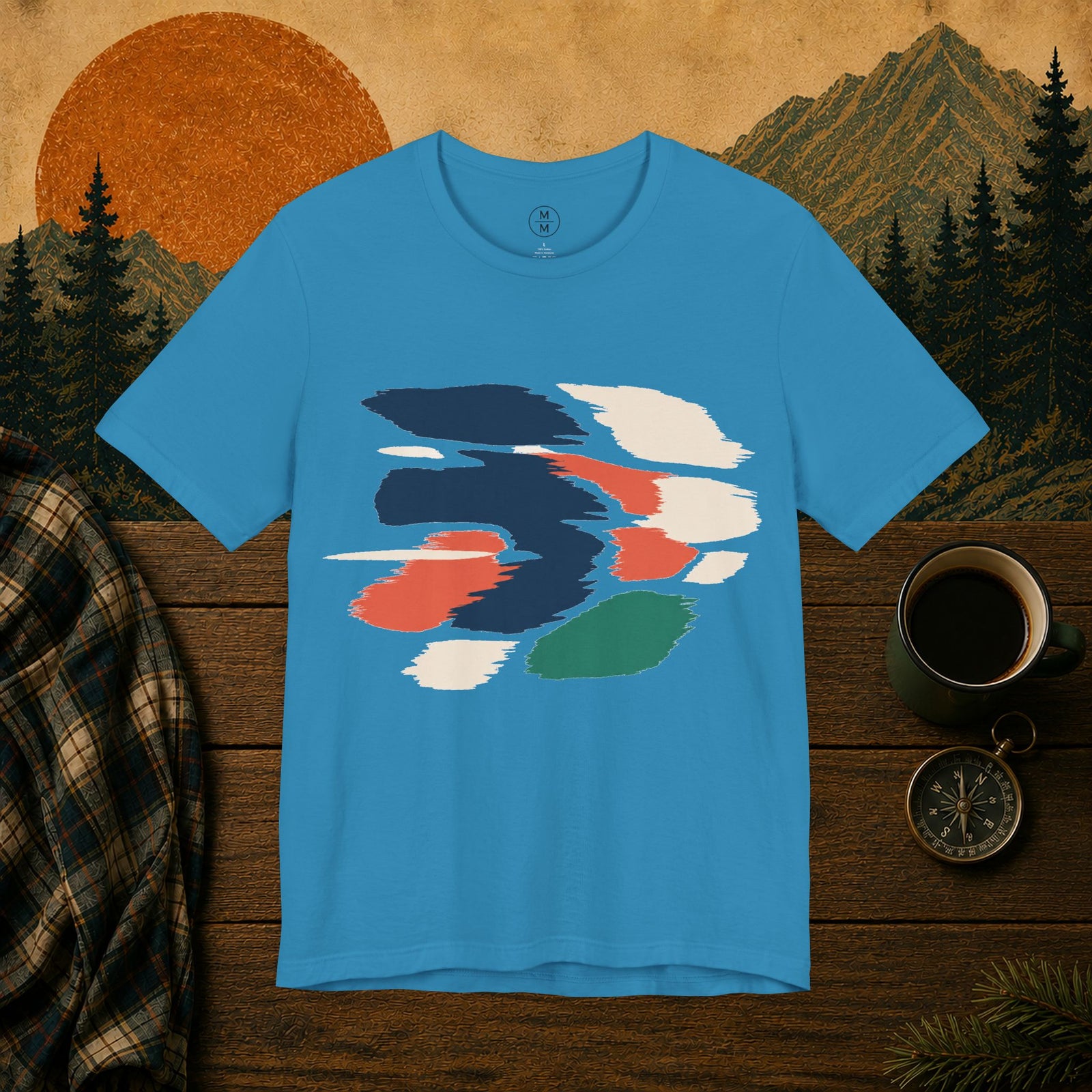 Abstract Brushstroke T-Shirt