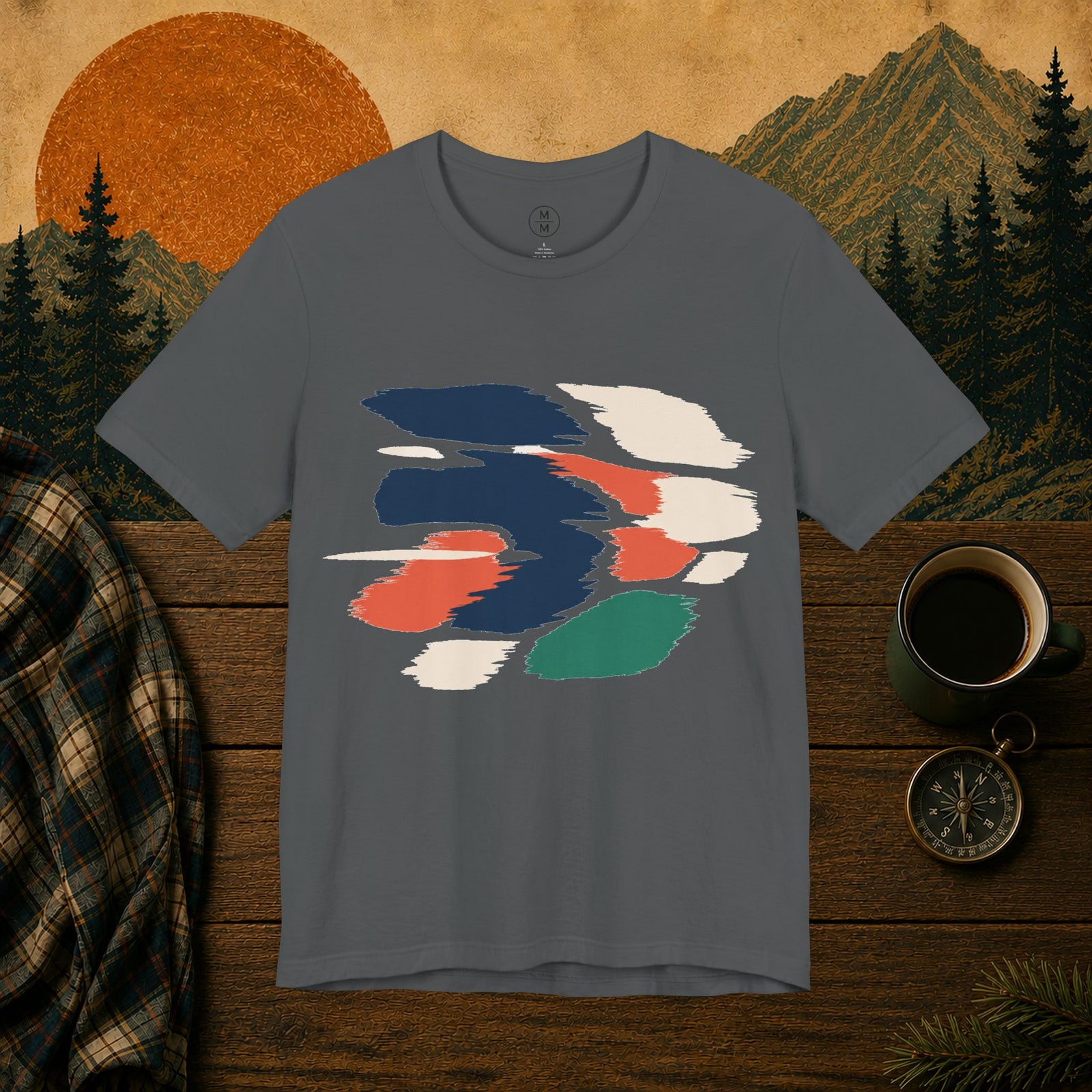 Abstract Brushstroke T-Shirt