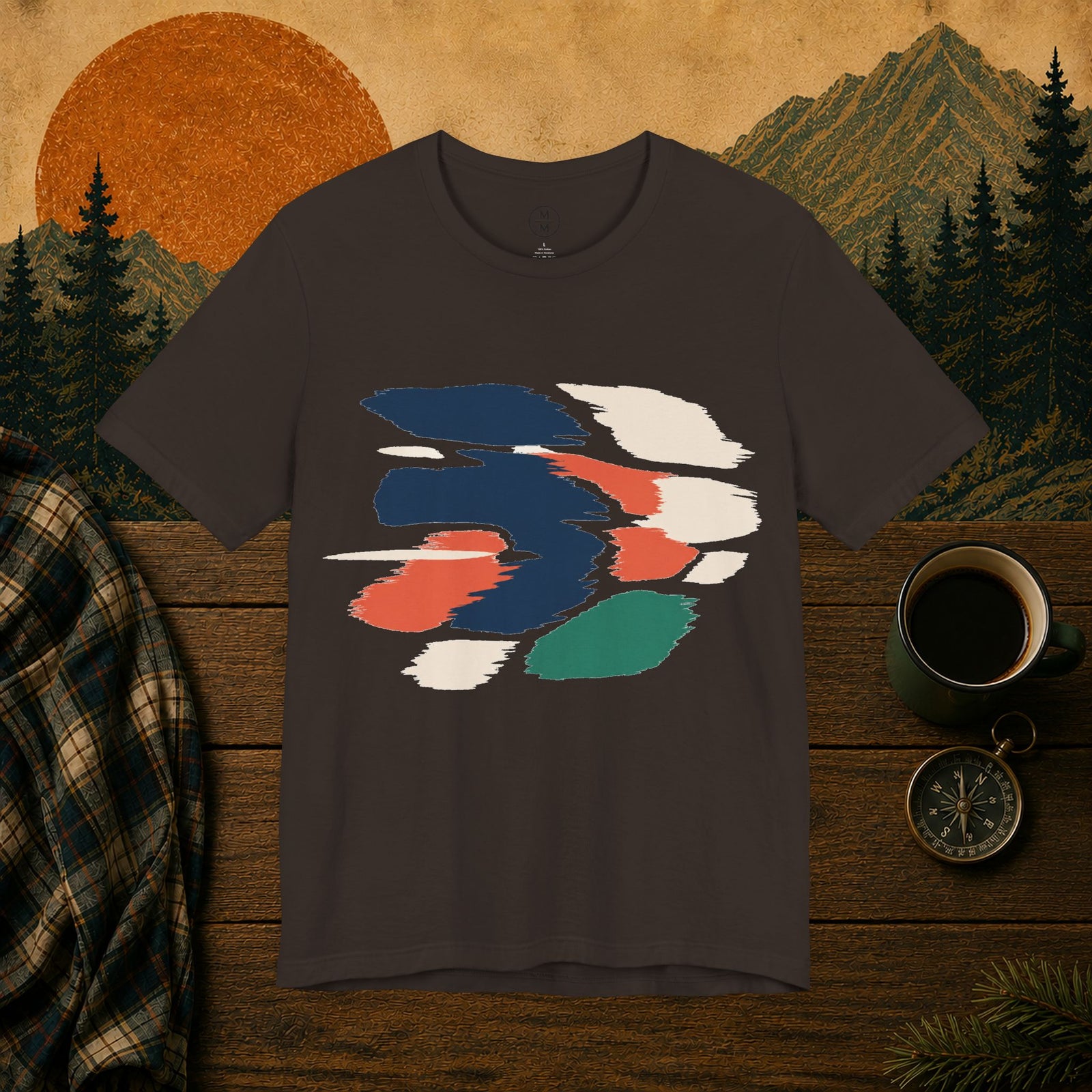 Abstract Brushstroke T-Shirt