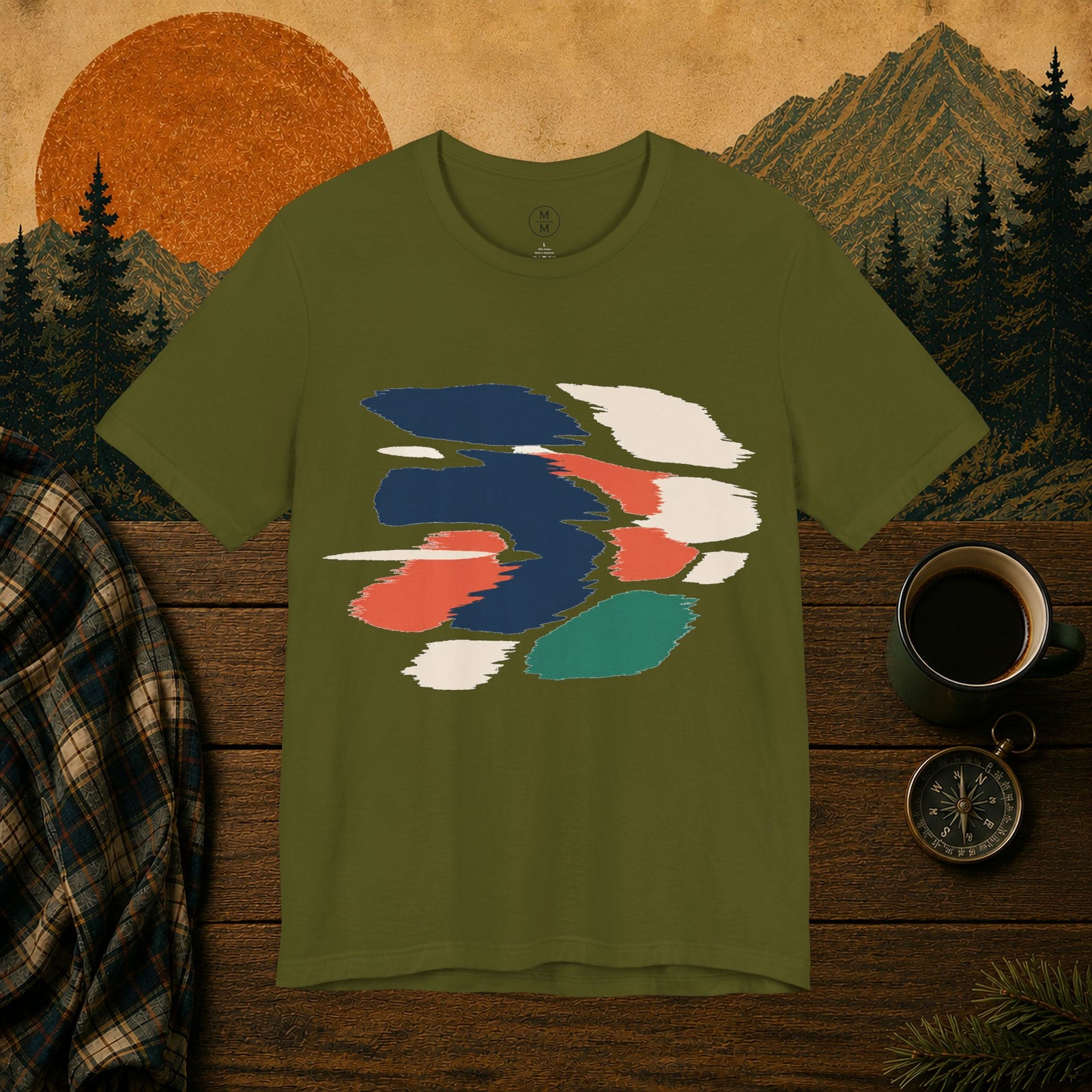 Abstract Brushstroke T-Shirt